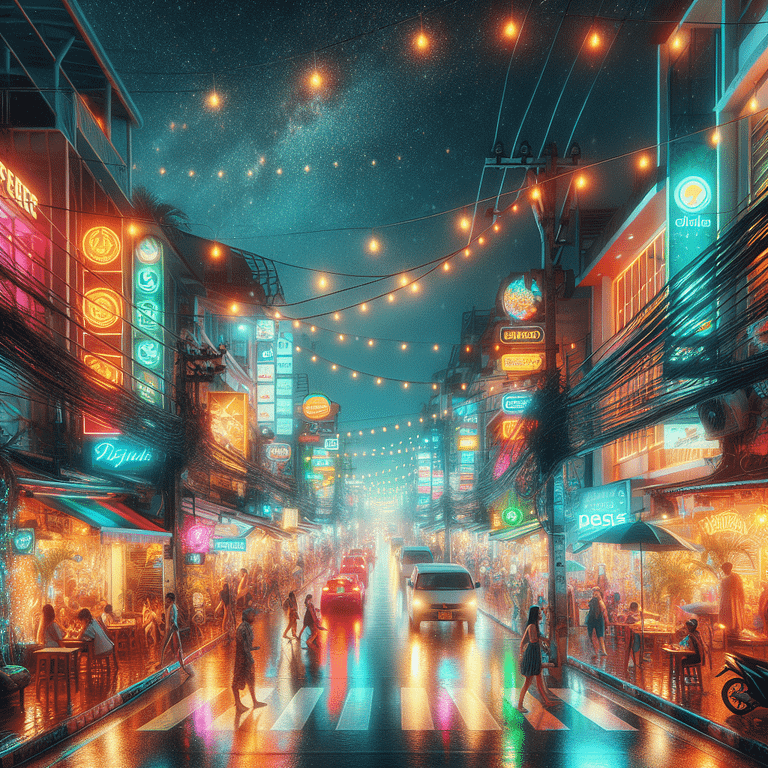 Phuket bei Nacht – Walking Street, Shows & Lichter - Bild