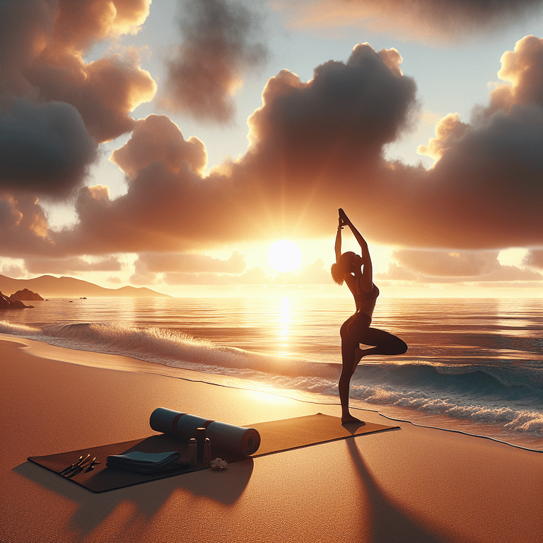 Yoga am Strand – wo du morgens Ruhe findest - Bild